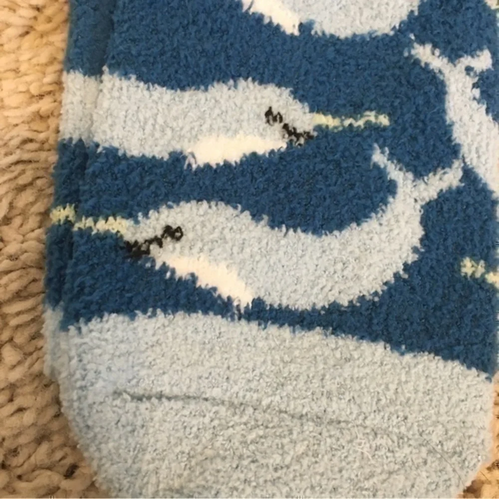 Warm and cozy micro velour socks
